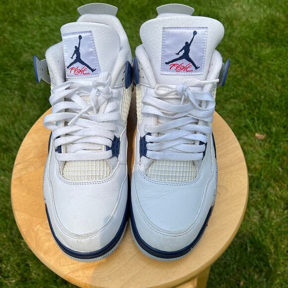 Nike Air Jordan 4 Retro Midnight Navy Men\'s Shoes - Size 11 - Ships Now main image 6